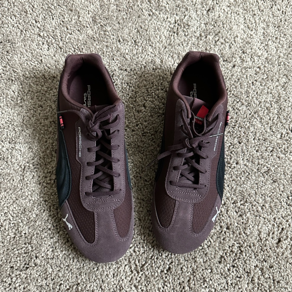 Puma Porsche collaboration shoes.
